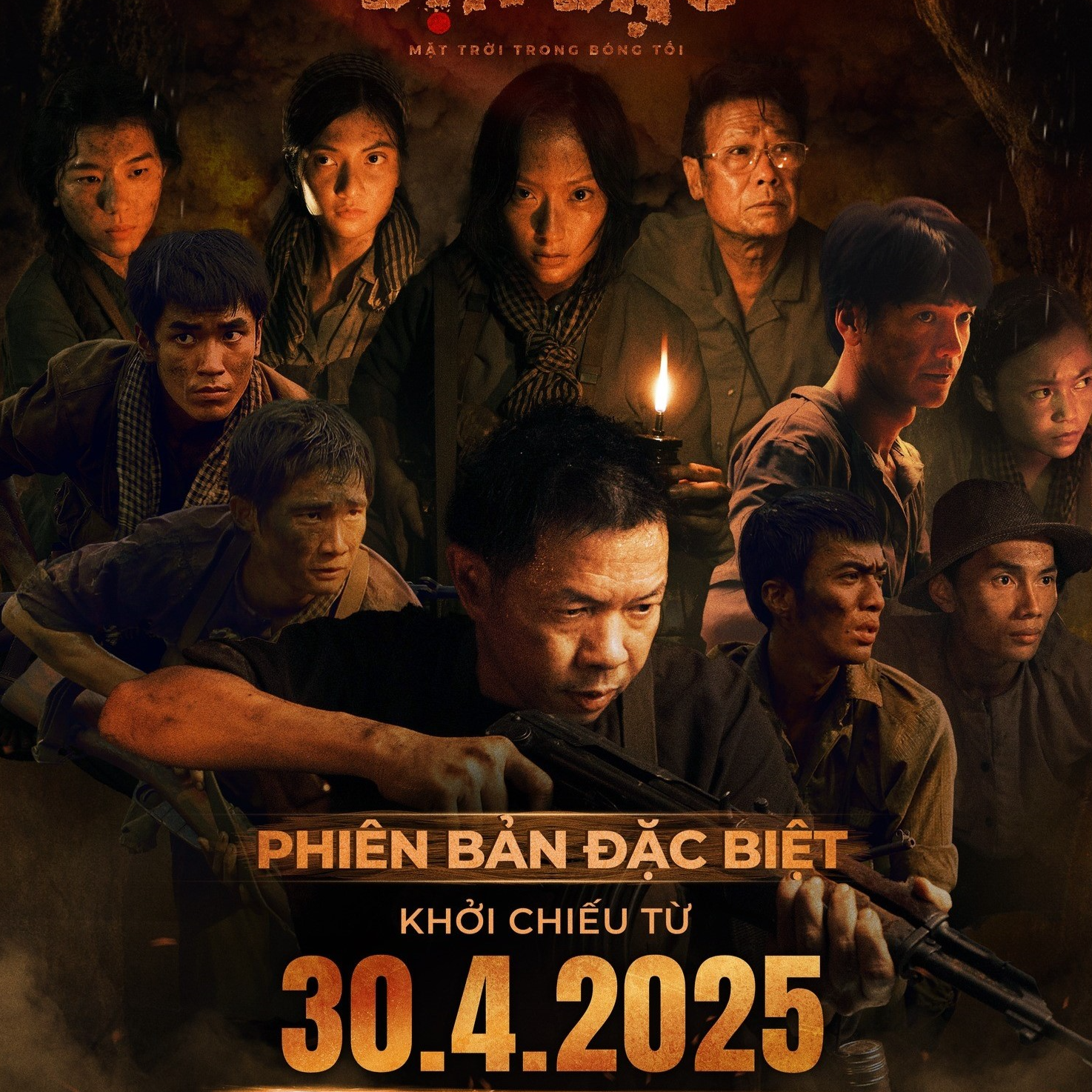 Xem phim Địa Đạo: Mặt Trời Trong Bóng Tối full HD, một bộ phim chiến tranh Việt Nam năm 2025, khắc họa cuộc kháng chiến khốc liệt tại địa đạo Củ Chi – biểu tượng lịch sử dân tộc. Dưới sự chỉ huy của Bảy Theo, các chiến sĩ du kích gan dạ đã liều mình chiến đấu chống lại lực lượng Mỹ nhằm bảo vệ mạng lưới địa đạo và nhóm tình báo đặc biệt. Với những cảnh quay chân thực, hiệu ứng hoành tráng và diễn xuất đầy cảm xúc, phim mang đến trải nghiệm điện ảnh sâu sắc về tình đồng chí, lòng quả cảm và khát vọng tự do. Đây là lựa chọn lý tưởng cho ai yêu thích phim lịch sử chiến tranh Việt Nam, muốn hiểu thêm về một thời kỳ hào hùng qua lăng kính điện ảnh chất lượng cao.