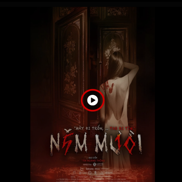 Xem phim Năm Mười (2025) online chất lượng full HD Năm Mười là Inspired by the classic Vietnamese game "Năm Mười", the story follows a group of friends on a healing getaway to Đà Lạt. What starts as a peaceful retreat quickly spirals into a nightmare when a round of Năm Mười unearths a horrifying secret from the past.