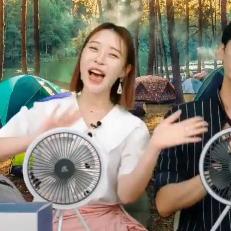 (가전)디큐브 사일런스 무선 캠핑선풍기